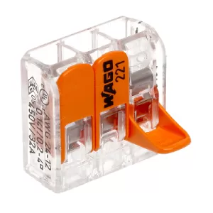 Clema Wago 3 x 0.14-4mm Cu WAGO-221-413 44267                                   